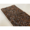 AKCIA: 99x70 cm Metrážny koberec Santana 80 hnedá s podkladom resine, záťažový