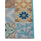 Behúň Cappuccino 105880 Mosaik Blue Multicolored