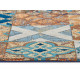 Behúň Cappuccino 105880 Mosaik Blue Multicolored