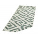 AKCIA: 80x350 cm Kusový koberec Twin-Wendeteppiche 103131 grün creme – na von aj na doma