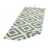 AKCIA: 80x350 cm Kusový koberec Twin-Wendeteppiche 103131 grün creme – na von aj na doma