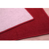 AKCIA: 150x150 cm Kusový koberec Eton červený 15 štvorec