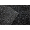 AKCIA: 100x400 cm Metrážny koberec Santana 50 čierna s podkladom resine, záťažový