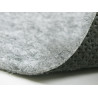 AKCIA: 100x450 cm Metrážny koberec Santana 14 sivá s podkladom gél, záťažový