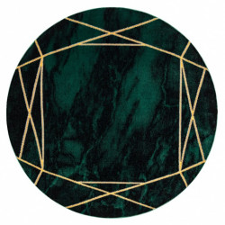 AKCIA: 160x160 (průměr) kruh cm Kusový koberec Emerald 1022 green and gold kruh