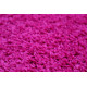 DOPREDAJ: 24x65 obdĺžnik cm Nášľapy na schody Color Shaggy ružový obdĺžnik, samolepiaci