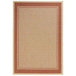 AKCIA: 120x170 cm Kusový koberec Natural 102711 Classy Terracotta – na von aj na doma