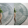 Kusový koberec Gemini 106030 Green kruh z kolekcie Elle – na von aj na doma