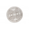 Kusový koberec Gemini 106031 Linen kruh z kolekcie Elle - na von aj na doma