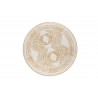 Kusový koberec Gemini 106032 Ochre kruh z kolekcie Elle – na von aj na doma