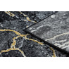 AKCIA: 140x190 cm Kusový koberec Gloss 529A 82 3D mramor black/grey