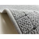 AKCIA: 100x100 cm Kusový koberec Udinese sivý štvorec
