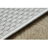 AKCIA: 60x100 cm Kusový koberec Timo 6272 White – na von aj na doma
