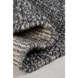 Ručně tkaný běhoun Minerals Dark Grey