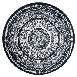 AKCIA: 120x120 (průměr) kruh cm Kusový koberec Napkin black kruh