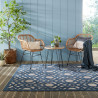 Kusový koberec Piatto Oro Blue – na von aj na doma