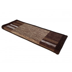 Nášľapy na schody Geneve hnedý obdĺžnik, samolepiaci