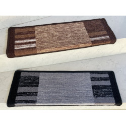 Nášľapy na schody Geneve sivý obdĺžnik, samolepiaci