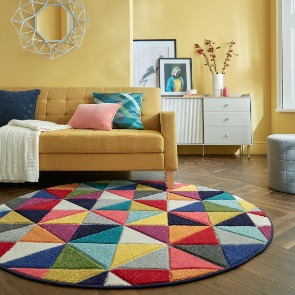 Kusový koberec Spectrum Samba Multi kruh