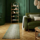 Behúň Mottle Jute Ombre Green