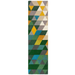 Ručne všívaný kusový koberec Illusion Prism Green / Multi