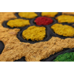 Rohožka Kokos + guma Tri kvety – na von aj na doma