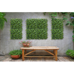 Umelý rastlinný panel MIX VERT 50 x 50 cm