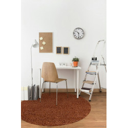 Kusový koberec Life Shaggy 1500 terra kruh