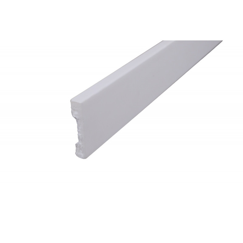 Soklová lišta DP2 rovná biela 2m