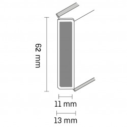 Podlahová lišta Cubu Trendy Cosy Earth 1469 2,5m