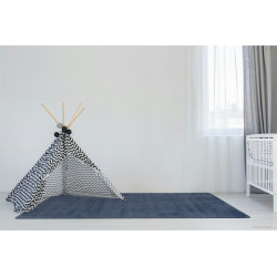 Ručne tkaný kusový koberec Maori 220 Denim