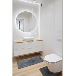 Protišmyková kúpeľňová predložka Classic set šedá