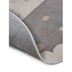 Detský koberček Adventures 105969 Cream Grey kruh