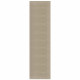 Ručne tkaný behúň Tuscany Textured Wool Border Natural