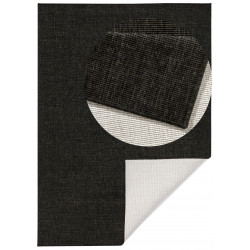 Kusový koberec Twin-Wendeteppiche 103096 black cream – na von aj na doma