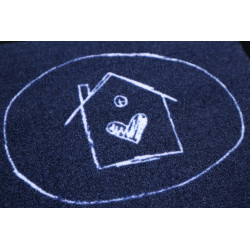 Rohožka Konečne DOMA 40x60 cm