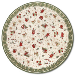 Kusový koberec Villeroy & Boch Toy's delight so strihaným vlasom 106218 Green, Multicolor kruh