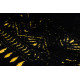 AKCIA: 70x300 cm Behúň Gloss 408C 86 geometric black/gold