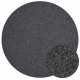 Kusový koberec Braided 105550 Dark Grey kruh – na von aj na doma