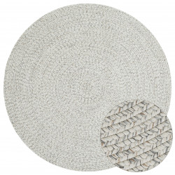 Kusový koberec Braided 105553 Light Melange kruh – na von aj na doma