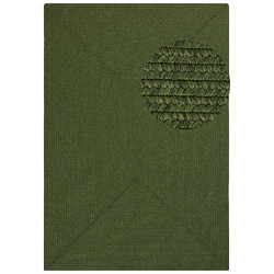 Kusový koberec Braided 105554 Green – na von aj na doma