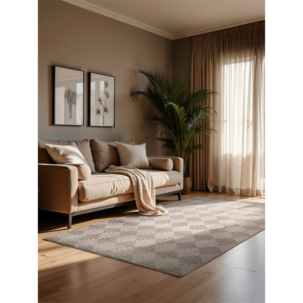 Kusový koberec Perles 106183 Cream Beige z kolekcie Elle