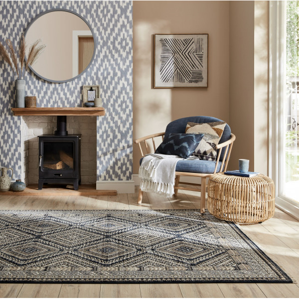 Kusový koberec Cooper Babylon Traditional Blue