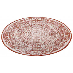 DOPREDAJ: 200x200 (průměr) kruh cm Kusový koberec Twin Supreme 105497 Cayenne kruh – na ven i na doma