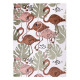 AKCIE: POŠKODENÝ: 120x170 Detský kusový koberec Fun Flami Flamingos cream
