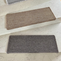 Nášľapy na schody Nature NEW hnedá obdĺžnik, samolepiaci