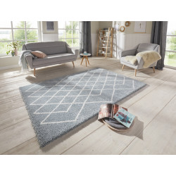 AKCE: 80x150 cm Kusový koberec Passion 103677 Aquablue, Cream z kolekce Elle