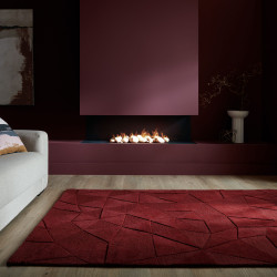 AKCE: 160x230 cm Kusový koberec Moderno Shard Red