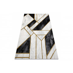 AKCIA: 160x220 cm Kusový koberec Emerald 1015 black and gold