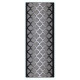 AKCIA: 67x200 cm Protišmykový behúň na mieru Zel 1017 Silver (Grey) - obšitý zo všetkých strán
